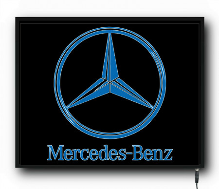Placa led luminoasa interior camion tip tablou Mercedes Benz 1