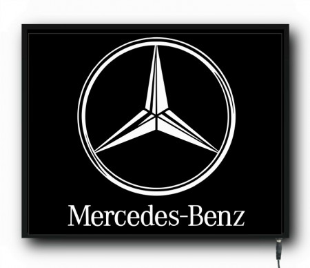 Placa led luminoasa interior camion tip tablou Mercedes Benz 3