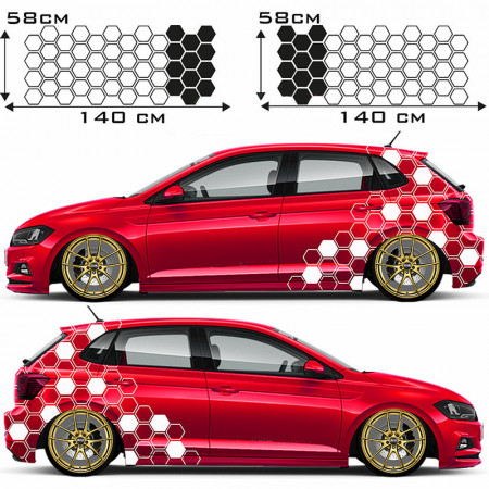 Set Stickere Camuflaj Abstract sd4
