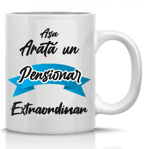 Cana personalizata * Asa arata un pensionar extraordinar *