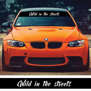 Parasolar auto *WILD IN THE STREETS* + Kit instalare