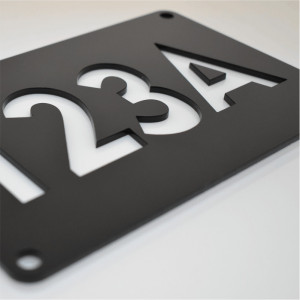 Placa personalizata cu numarul pentru casa 3D LUX
