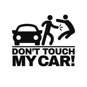 Stiker Abtibild autocolant * DONT TOUCH MY CAR *