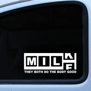 Stiker Abtibild autocolant *MILF K*