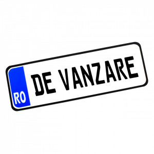 Placa Auto Personalizata (mesaj predefinit) 30x10cm