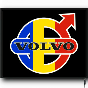 Placa led luminoasa interior camion tip tablou Volvo 7