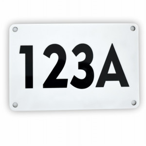 Placa personalizata cu numarul pentru casa 3D LUX