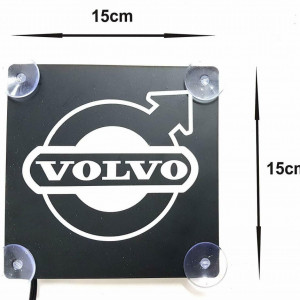 Set sigle Volvo luminoase 18x18cm