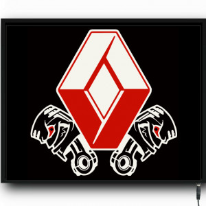 Placa led luminoasa interior camion tip tablou Renault 1