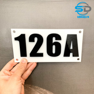 Placa Personalizata cu Nr de la casa