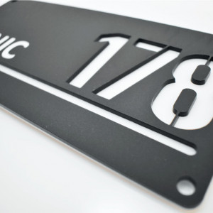 Placa personalizata cu numarul pentru casa 3D LUX maxi