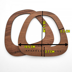 Set 2 Manere geanta " BOEMA " 20x19.5 cm