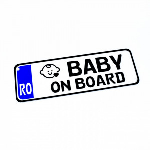 Placa Auto Personalizata (mesaj predefinit) 30x10cm