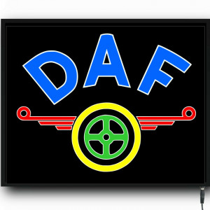 Placa led luminoasa interior camion tip tablou Daf 2