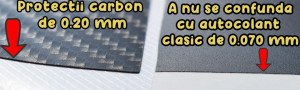 Set 4 Protectii Colant Carbon Praguri Auto