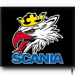 Placa led luminoasa interior camion tip tablou Scania 4