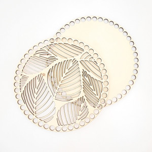 Set baze crosetat pentru cosulete 20x20 cm