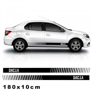 Dungi laterale Set 2 bucati 180x10cm + marca auto