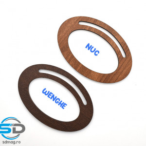 Set 2 Manere geanta ovale 18x12 cm