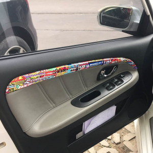 Autocolant Sticker Bomb pentru interiorul masini ( plansa Bord sau alte elemente ) 150x35 cm