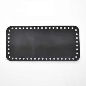 Baza Fund Blank crosetat din piele ecologica 12x25 cm