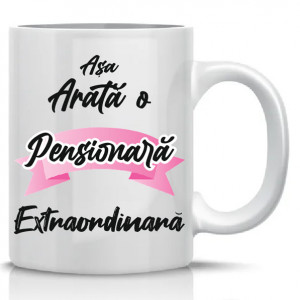 Cana personalizata * Asa arata o pensionara extraordinara *