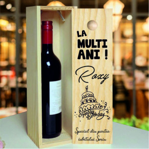 Cutie de Vin Aniversara La Multi Ani pentru Ocazi speciale