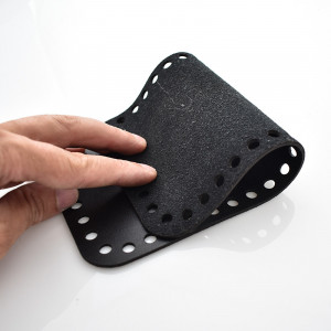 Baza Fund Blank crosetat din piele ecologica 12x25 cm