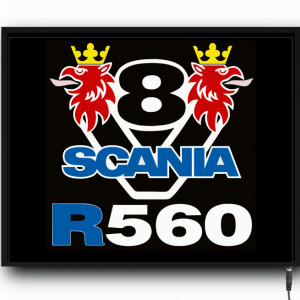 Placa led luminoasa interior camion tip tablou Scania R560