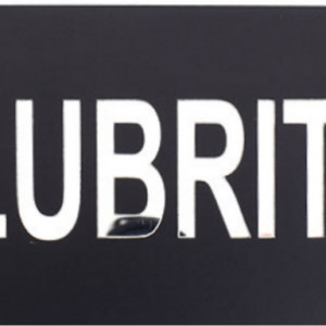 Placuta informativa de perete sau usa, SALUBRITATE , 20x8 cm, efect oglinda