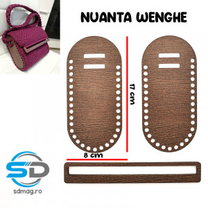 Kit geanta crosetata " GIULIA " 17x8 cm