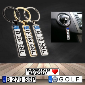 Personalizare Breloc Auto Fata+Spate