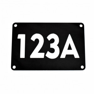 Placa personalizata cu numarul pentru casa 3D LUX
