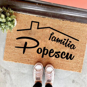 Pres intrare personalizat 40x60 cm Family01