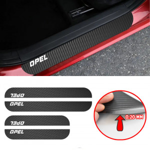 Set Protectii Colant Carbon Praguri Auto Personalizate 2 buc 58x6,7 cm + 2 buc 38x6,7 cm