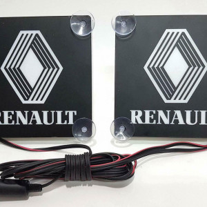 Set sigle Renault luminoase 18x18 cm