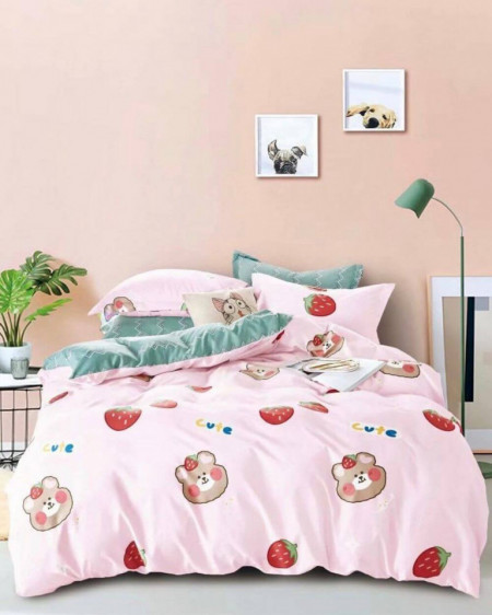 Lenjerie de Pat 1 Persoana, Finet, 4 Piese, Cute Bears, FNJ1-59