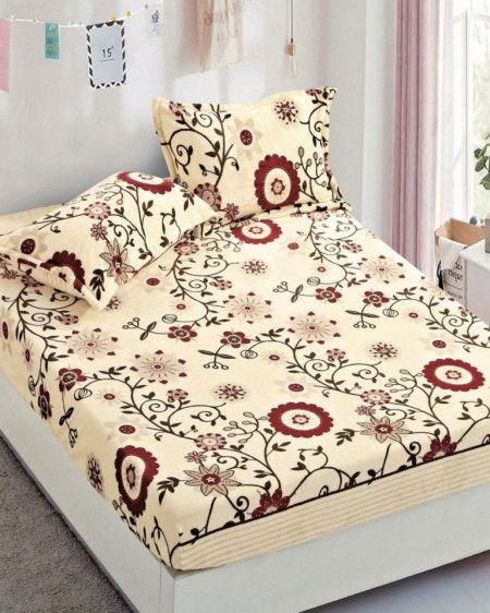 Husa de Pat Cocolino cu Elastic + 2 Fete de Perna pentru Pat Dublu, HCJ-10