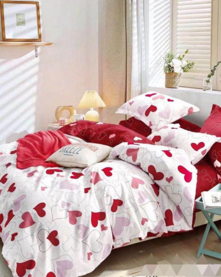 Lenjerie de Pat 1 Persoana, Finet, 4 Piese, Emily, FNJ1-53