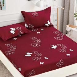 Husa de Pat cu Elastic + 2 Fete de Perna pentru Pat Dublu, Finet, HBF-37