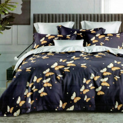 Lenjerie de Pat 1 Persoana, Finet Satinat, Dreamy Butterflies TF1-13