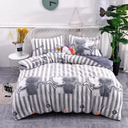Lenjerie Pufoasa Cocolino cu 2 Fete, 4 Piese, Pat 2 Persoane, LCJ-45