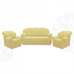 Set Huse Multielastice Jacquard, Pentru Canapea 3 Locuri si 2 Fotolii, Model 1