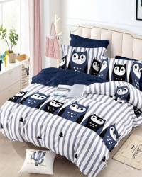 Set Lenjerie Finet, Cearceaf de Pat cu Elastic, 6 Piese, Pat 2 Persoane, FNJE-25