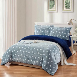 Lenjerie Pufoasa Cocolino cu 2 Fete, 4 Piese, Pat 2 Persoane, LCJ-36
