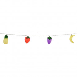 Ghirlanda cu 10 Led-uri Party Fruits, 43 cm, polipropilena, multicolore