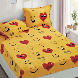 Husa de Pat Cocolino cu Elastic + 2 Fete de Perna pentru Pat Dublu, HCJ-01