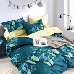 Lenjerie de Pat din Finet, Pat 2 Persoane, Butterflies Fusion, FNJ-156