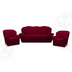 Set Huse Multielastice Jacquard, Pentru Canapea 3 Locuri si 2 Fotolii, Model 4