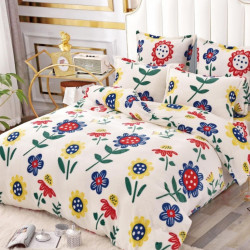 Set Lenjerie Pufoasa Cocolino cu 2 Fete, 6 Piese, Pat 2 Persoane, Summer, LCJ6-26